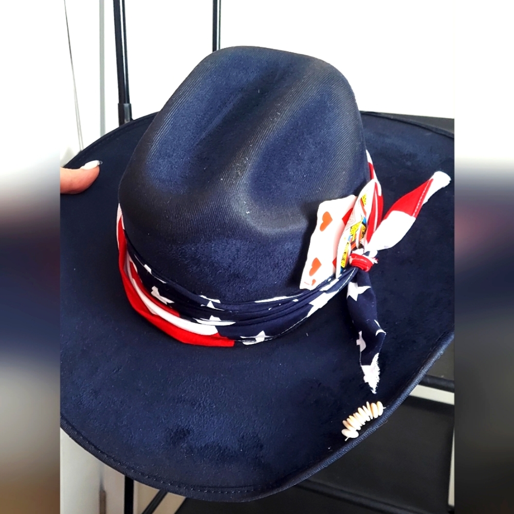 HAND CRAFTED HAT SZ MED - Picture 2 of 3